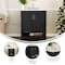 Flash Furniture Vega 30 Inch Vanity w/Sink Combo, Storage Cabinet w/Soft Close Doors and Open Shelf, Black FS-VEGA30-BK-GG - alternate 3
